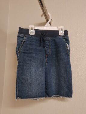 OshKosh B'gosh Blue Denim Kids Shorts with Drawstring Waist